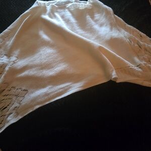 SHEIN White Asymmetrical Midi Skirt Resort Wear